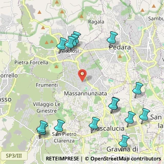 Mappa Via Induno, 95030 Mascalucia CT, Italia (3.12333)