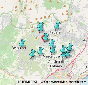 Mappa Via fratelli Induno, 95030 Mascalucia CT, Italia (3.44077)