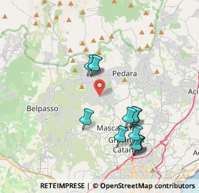 Mappa Via fratelli Induno, 95030 Mascalucia CT, Italia (4.055)