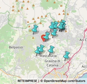 Mappa Via Pablo Picasso, 95030 Mascalucia CT, Italia (3.16077)