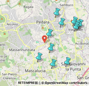 Mappa Via Montanara, 95030 Mascalucia CT, Italia (2.51636)