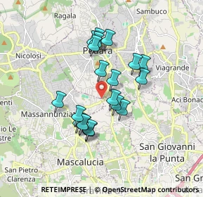 Mappa Via Montanara, 95030 Mascalucia CT, Italia (1.621)