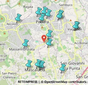 Mappa Via Montanara, 95030 Mascalucia CT, Italia (2.52882)