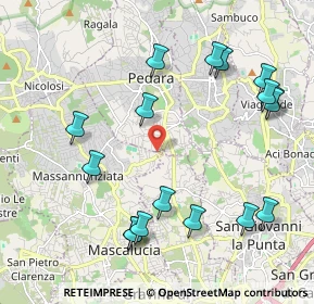 Mappa Via Montanara, 95030 Mascalucia CT, Italia (2.65471)
