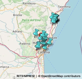 Mappa Via Montanara, 95030 Mascalucia CT, Italia (11.2945)