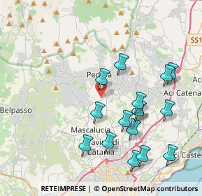 Mappa Via Montanara, 95030 Mascalucia CT, Italia (4.595)