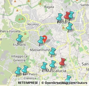 Mappa Via Donato Bramante, 95030 Mascalucia CT, Italia (2.86385)
