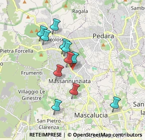 Mappa Via Donato Bramante, 95030 Mascalucia CT, Italia (1.77273)
