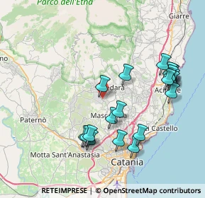 Mappa Via Donato Bramante, 95030 Mascalucia CT, Italia (9.11)