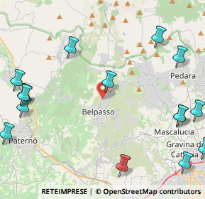 Mappa Via Don Luigi Sturzo, 95032 Belpasso CT, Italia (6.932)