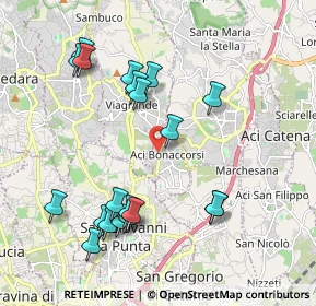 Mappa Via Pauloti, 95020 Aci Bonaccorsi CT, Italia (2.378)