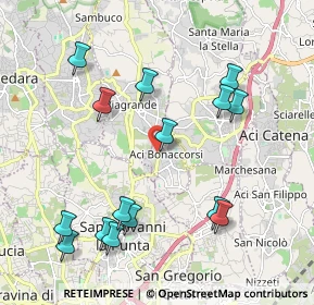 Mappa Via Pauloti, 95020 Aci Bonaccorsi CT, Italia (2.51333)