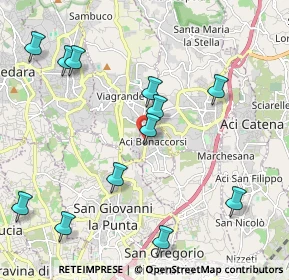 Mappa Via Pauloti, 95020 Aci Bonaccorsi CT, Italia (2.65083)