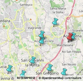 Mappa Via Pauloti, 95020 Aci Bonaccorsi CT, Italia (2.89727)