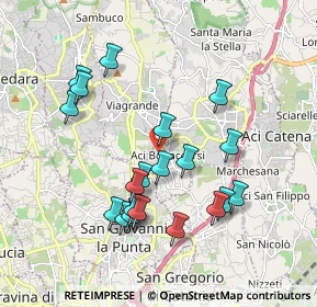 Mappa Via Pauloti, 95020 Aci Bonaccorsi CT, Italia (2.068)