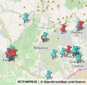 Mappa Via Bellini, 95032 Belpasso CT, Italia (6.3595)