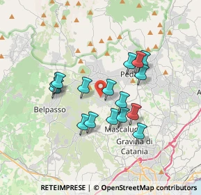 Mappa Via Mompilieri, 95030 Mascalucia CT, Italia (3.2975)