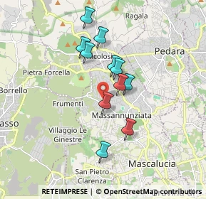 Mappa Via Mompilieri, 95030 Mascalucia CT, Italia (1.61364)