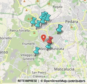 Mappa Via Mompilieri, 95030 Mascalucia CT, Italia (1.59545)