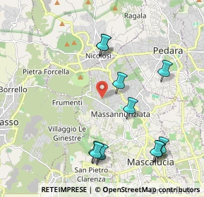 Mappa Via Mompilieri, 95030 Mascalucia CT, Italia (2.50182)