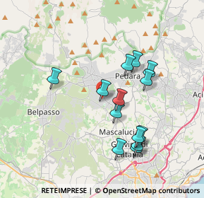 Mappa Via Alessandro Manzoni, 95030 Mascalucia CT, Italia (3.83231)