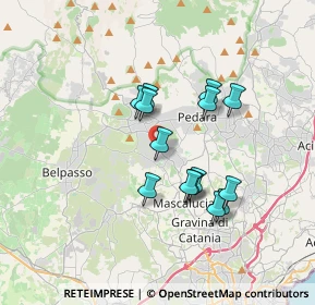 Mappa Via Alessandro Manzoni, 95030 Mascalucia CT, Italia (3.25786)