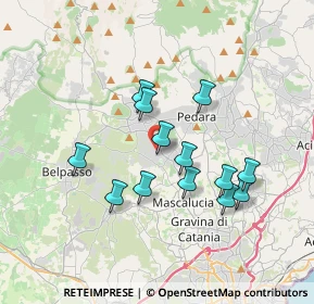 Mappa Via Alessandro Manzoni, 95030 Mascalucia CT, Italia (3.47846)
