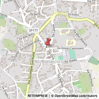Mappa Piazza Bellini, 7, 95020 Aci Bonaccorsi, Catania (Sicilia)