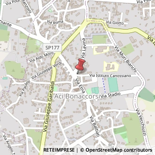 Mappa Via Istituto Canossiano, 9, 95020 Aci Bonaccorsi, Catania (Sicilia)