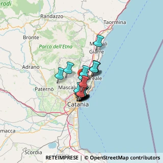 Mappa Via Giorgio Esquerra de Roxas, 95020 Aci Bonaccorsi CT, Italia (8.113)