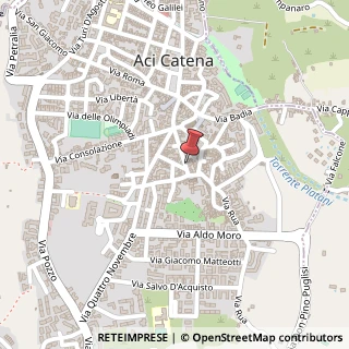 Mappa Via Santi Elena e Costantino, 65, 95022 Aci Catena, Catania (Sicilia)