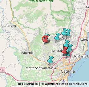 Mappa Via Alcide De Gasperi, 95032 Belpasso CT, Italia (6.55692)