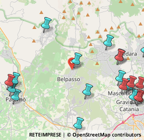 Mappa Via Alcide De Gasperi, 95032 Belpasso CT, Italia (6.8155)