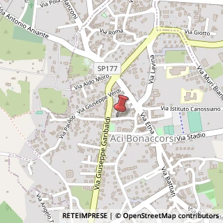 Mappa Via Pauloti, 32B, 95020 Aci Bonaccorsi, Catania (Sicilia)