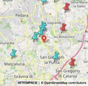 Mappa Via Asti, 95037 San Giovanni La Punta CT, Italia (2.58333)