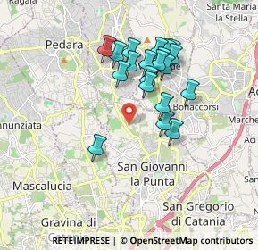 Mappa Via Asti, 95037 San Giovanni La Punta CT, Italia (1.748)