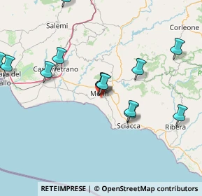 Mappa Contrada Mandrazzi, 92013 Menfi AG, Italia (18.72692)