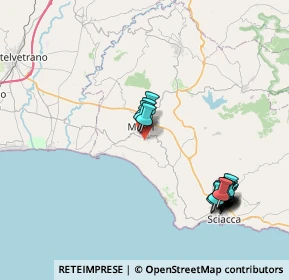 Mappa Contrada Mandrazzi, 92013 Menfi AG, Italia (9.83765)