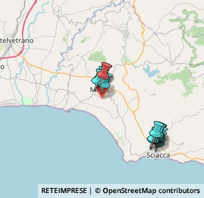 Mappa Contrada Mandrazzi, 92013 Menfi AG, Italia (7.87833)