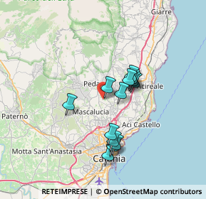 Mappa Via del Colle, 95030 Tremestieri Etneo CT, Italia (6.21077)