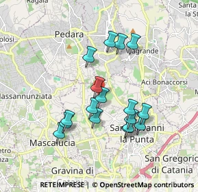 Mappa Via del Colle, 95030 Tremestieri Etneo CT, Italia (1.82824)