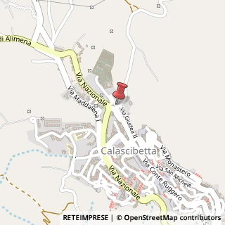 Mappa Via Conte Ruggero, 7, 94010 Calascibetta, Enna (Sicilia)