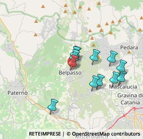 Mappa Via Monfalcone, 95032 Belpasso CT, Italia (3.4275)