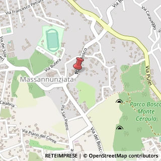 Mappa Via del Bosco, 3, 95030 Mascalucia, Catania (Sicilia)