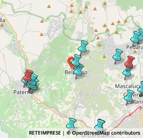 Mappa Via santa maria di licodia 47 L I 47 L. I, 95032 Belpasso CT, Italia (6.3155)