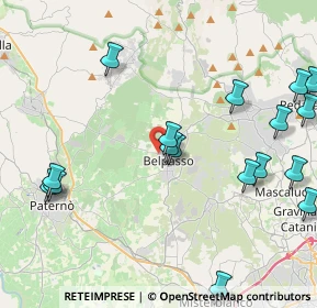 Mappa Via santa maria di licodia 47 L I 47 L. I, 95032 Belpasso CT, Italia (5.80882)