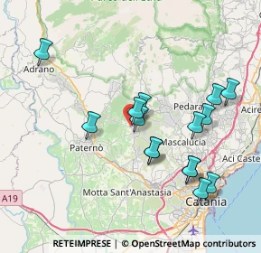 Mappa Via santa maria di licodia 47 L I 47 L. I, 95032 Belpasso CT, Italia (8.42867)