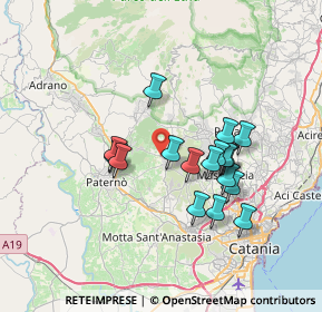 Mappa Via santa maria di licodia 47 L I 47 L. I, 95032 Belpasso CT, Italia (6.83588)