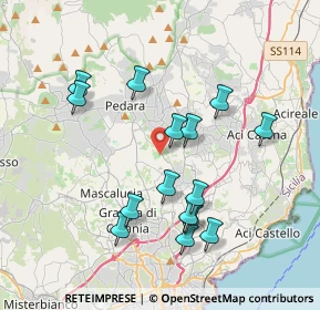 Mappa Via Trigona, 95037 San Giovanni la punta CT, Italia (4.148)
