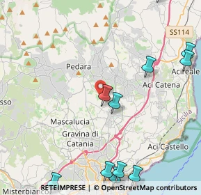 Mappa Via Trigona, 95030 San Giovanni la punta CT, Italia (6.60909)